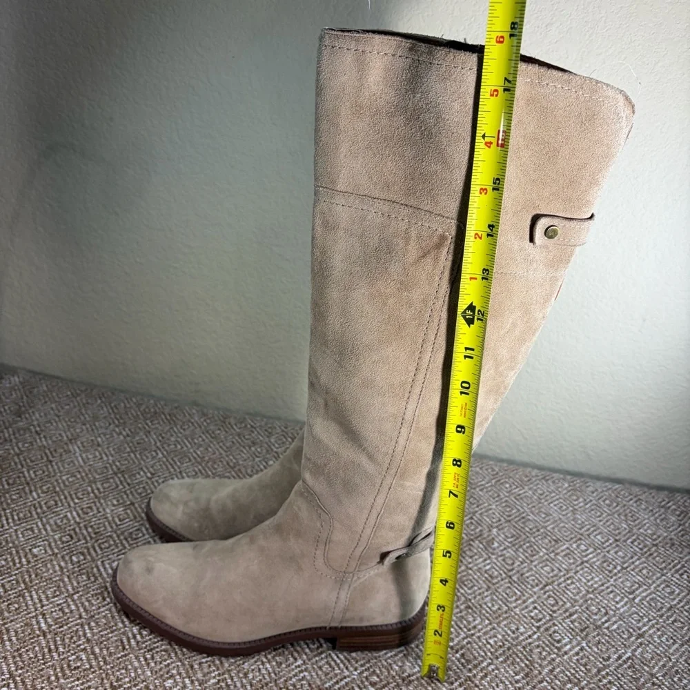 Sarto by Franco Sarto Coley Knee High Riding Boot Sz 7M Suede Leather Boho Party - Picture 10 of 11